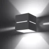 Sollux Wandleuchte LORUM in Grau* Wandleuchten|Flurlampen