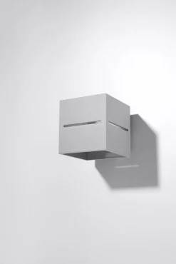 Sollux Wandleuchte LORUM in Grau* Wandleuchten|Flurlampen
