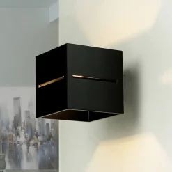 Sollux Wandleuchte LORUM in Schwarz* Wandleuchten|Flurlampen