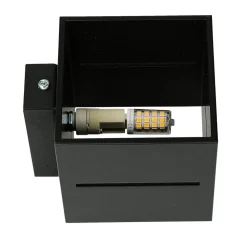 Sollux Wandleuchte LORUM in Schwarz* Wandleuchten|Flurlampen