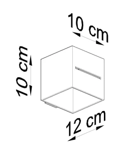 Sollux Wandleuchte LORUM in Schwarz* Wandleuchten|Flurlampen