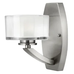 Outlet Elstead Wandleuchte LOU Weiß Nickel Lampe Wohnzimmer Flur
