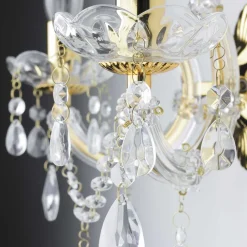 Outlet Searchlight Wandleuchte MARIE THERESE in Gelb 2-flmg