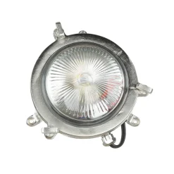 Hot Lido Wandleuchte Maritim G9 Ø 14 cm Messing Glas außen