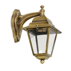 New Lido Wandleuchte Messing IP43 Rustikal Balkon Hof