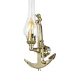 Clearance Laura Suardi Wandleuchte Messing Maritim Anker Badezimmer Flur