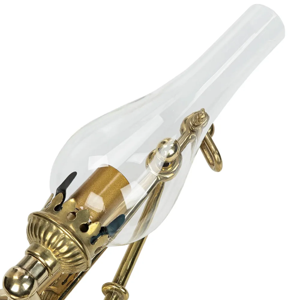 Clearance Laura Suardi Wandleuchte Messing Maritim Anker Badezimmer Flur