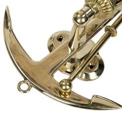 Clearance Laura Suardi Wandleuchte Messing Maritim Anker Badezimmer Flur