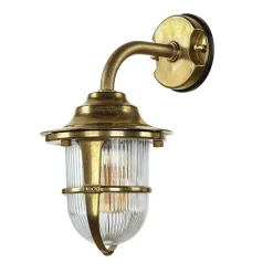 Lido Wandleuchte Messing Maritim IP64 Haus Hof Haustür* Metall Lampen|Messinglampen