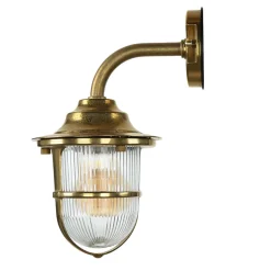 Lido Wandleuchte Messing Maritim IP64 Haus Hof Haustür* Metall Lampen|Messinglampen