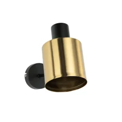 Easylight Wandleuchte Messing Schwarz verstellbar E27 Industrial* Industrie Lampen|Küchenlampen