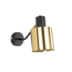 Easylight Wandleuchte Messing Schwarz verstellbar E27 Industrial* Industrie Lampen|Küchenlampen