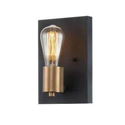 New Elstead Wandleuchte Metall 22,5 cm hoch eckig klein für E27 QUINT