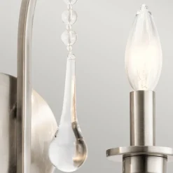 Elstead Wandleuchte Metall E14 38,1 cm hoch in Zinn 2-flammig* Wohnzimmerlampen|Metall Lampen