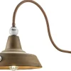 Ferroluce Wandleuchte Metall E27 45 cm hoch Vintage Design* Wohnzimmerlampen|Metall Lampen