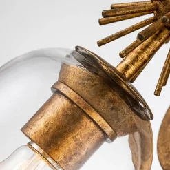 Sale Elstead Wandleuchte Metall Glas E27 H: 55,9 cm Up Down Modern