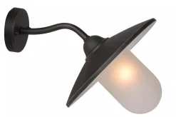 Online Wandleuchte Metall Glas Rostbraun H:24 cm IP44 Garten