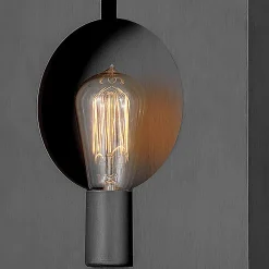 Sale Elstead Wandleuchte Metall Graphit H: 26,6 cm klein E27 eckig Modern