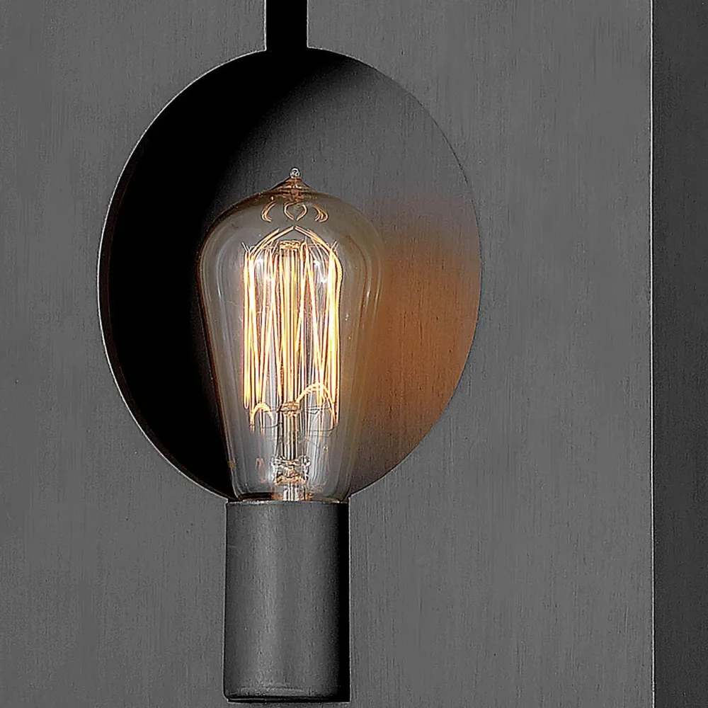 Sale Elstead Wandleuchte Metall Graphit H: 26,6 cm klein E27 eckig Modern