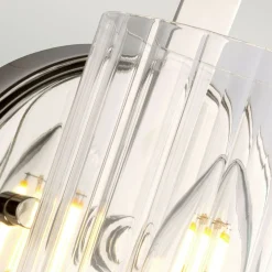 Online Elstead Wandleuchte Metall in Nickel E14 Klassisch dekorativ