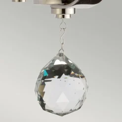 Online Elstead Wandleuchte Metall in Nickel E14 Klassisch dekorativ