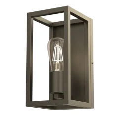 New Luminex Wandleuchte Metall in Titanium Gold B:15 cm E27 Zeitlos