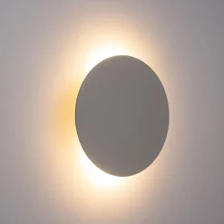 TK Lighting Wandleuchte Metall rund Ø 40 cm Beige für 4x G9 indirekt* Wandleuchten|Flurlampen