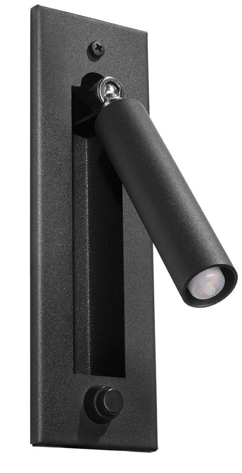 Best Sollux Wandleuchte Metall Schwarz verstellbar H: 20 cm G9 Lesen