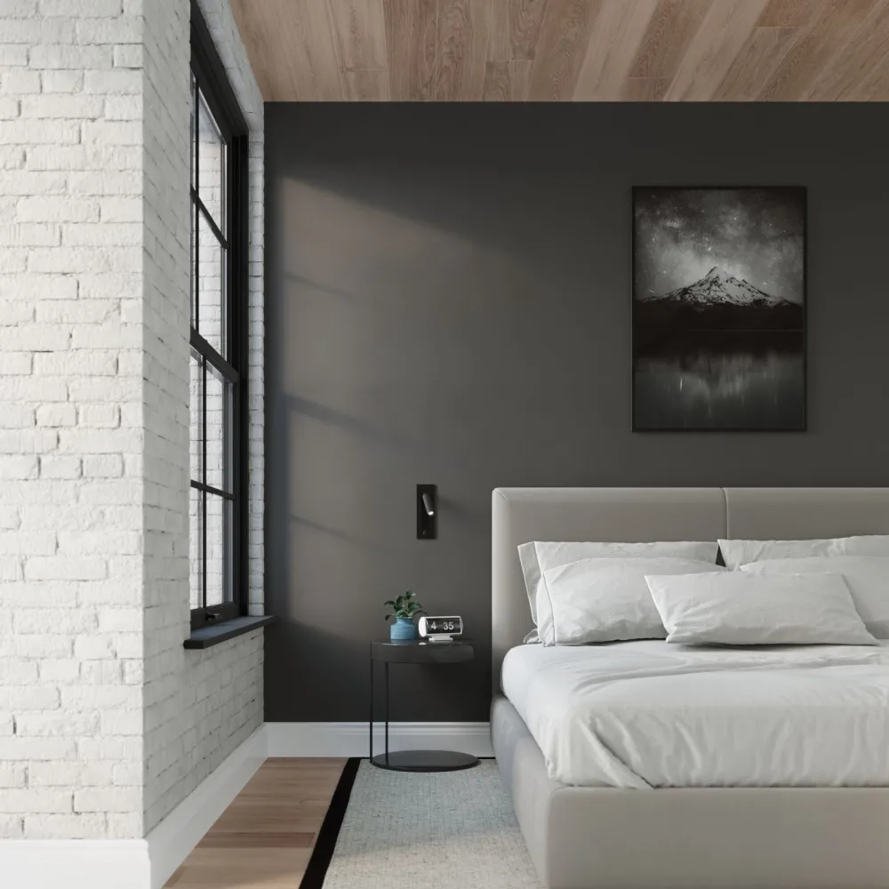 Best Sollux Wandleuchte Metall Schwarz verstellbar H: 20 cm G9 Lesen