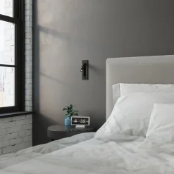 Best Sollux Wandleuchte Metall Schwarz verstellbar H: 20 cm G9 Lesen