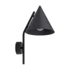 Hot TK Lighting Wandleuchte Metall Schwarz H: 38 cm E27 Retro Design