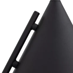 Hot TK Lighting Wandleuchte Metall Schwarz H: 38 cm E27 Retro Design