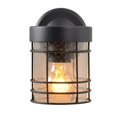 Wandleuchte Metall Schwarz IP23 E27 Haus Haustür Garten* Außenwandleuchten|Metall Lampen