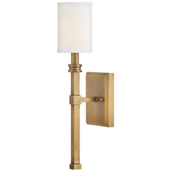 Sale Elstead Wandleuchte Metall Stoff H: 45,6 cm Jugendstil E14