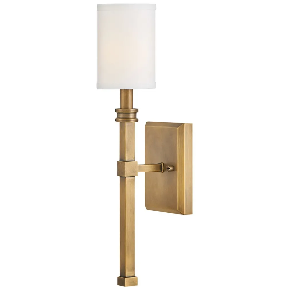 Sale Elstead Wandleuchte Metall Stoff H: 45,6 cm Jugendstil E14