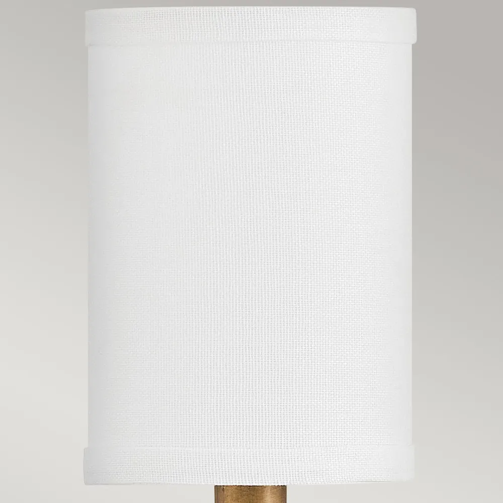 Sale Elstead Wandleuchte Metall Stoff H: 45,6 cm Jugendstil E14