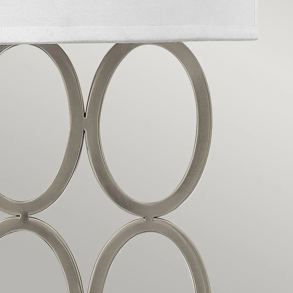 Elstead Wandleuchte Metall Stoff Glas 51,5 cm hoch 5x E14 elegant* Wandleuchten|Flurlampen