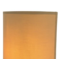 Outlet Nowodvorski Wandleuchte mit Kabel Schalter Kaffeebraun Stoff ALICE