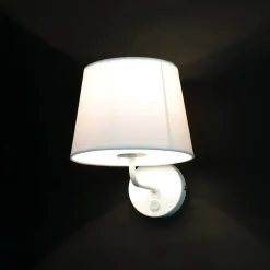 TK Lighting Wandleuchte mit Schalter Weiß MAJA* Wandleuchten|Bauhaus Lampen