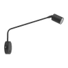 Hot Easylight Wandleuchte mit Schalter Metall verstellbar GU10 Schwarz