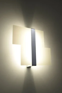 Sollux Wandleuchte NADIA in Chrom 2-flmg* Wandleuchten|Flurlampen