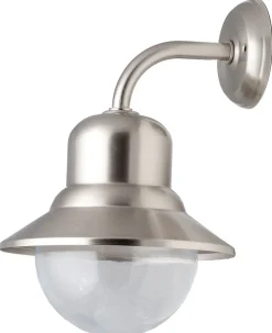 Hot Lido Wandleuchte Nickel Echt-Messing Haus Hof Balkon