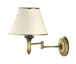 Jupiter Wandleuchte PENELO in Messing schwenkbar Lampe E27* Wandleuchten|Wohnzimmerlampen