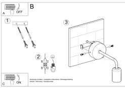 Best Sollux Wandleuchte Retro Metall vielseitig E27 Retro Design