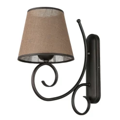 Best Lamkur Wandleuchte Rustikal Braun Landhaus gemütlich