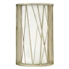 Outlet Elstead Wandleuchte RYAN Blattsilber B:23cm Design Lampe
