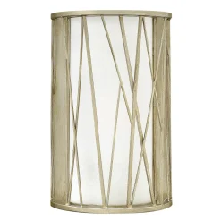 Outlet Elstead Wandleuchte RYAN Blattsilber B:23cm Design Lampe