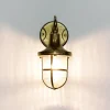 Sale Lido Wandleuchte SANTORIN aus Echt Messing für Außen