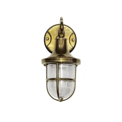 Sale Lido Wandleuchte SANTORIN aus Echt Messing für Außen