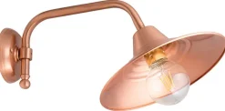 Lido Wandleuchte Schirm in Kupfer aus Messing ANGELOS* Wandleuchten|Küchenlampen
